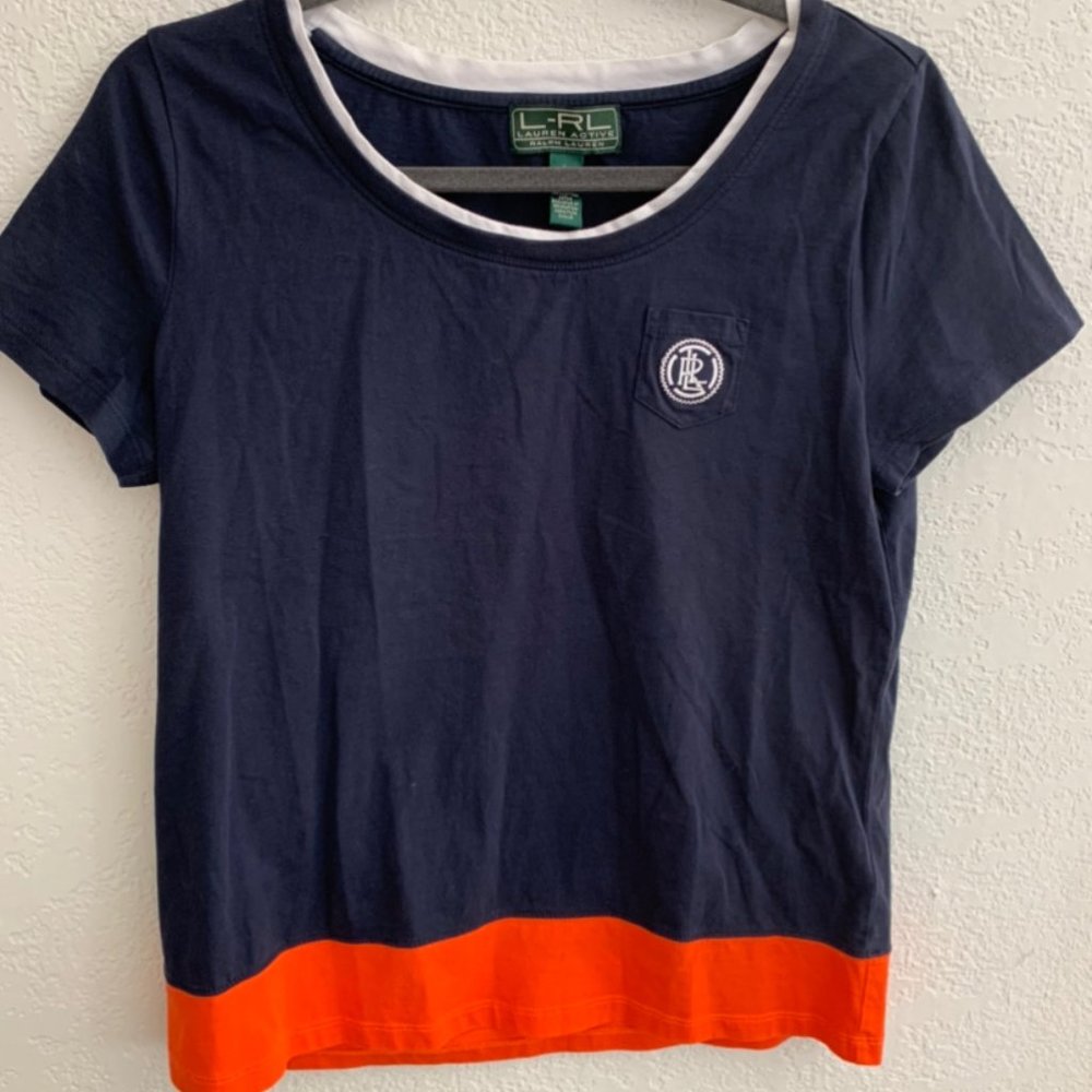 L-RL Lauren Active Ralph Lauren women's top Large